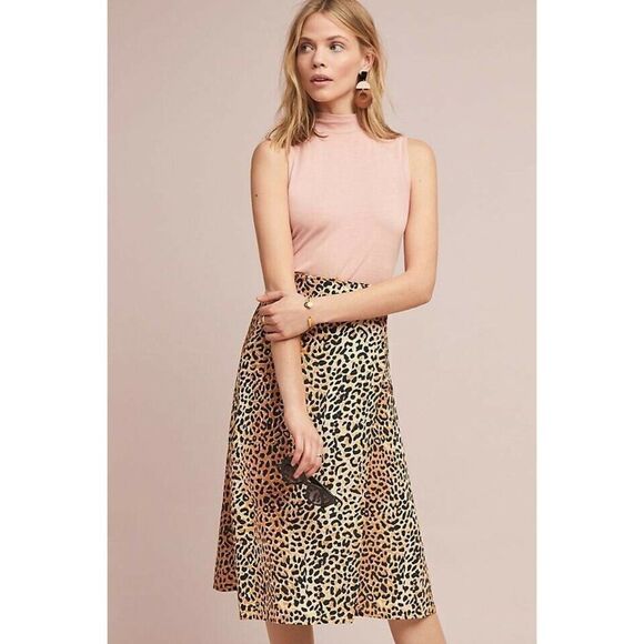 NEW FAITHFULL THE BRAND VALOIS MIDI SKIRT - Picture 9 of 10